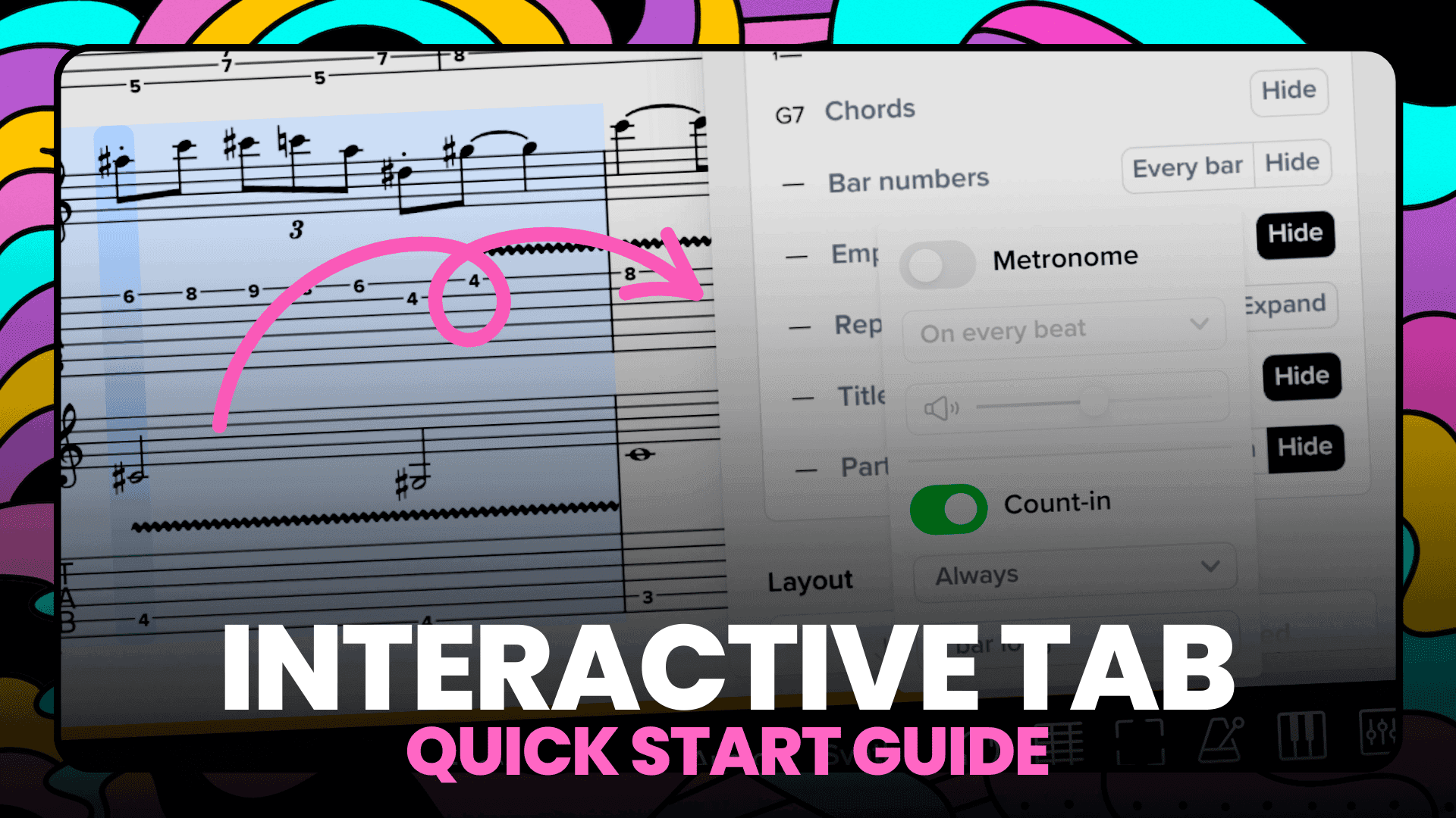 Interactive Tab Guide