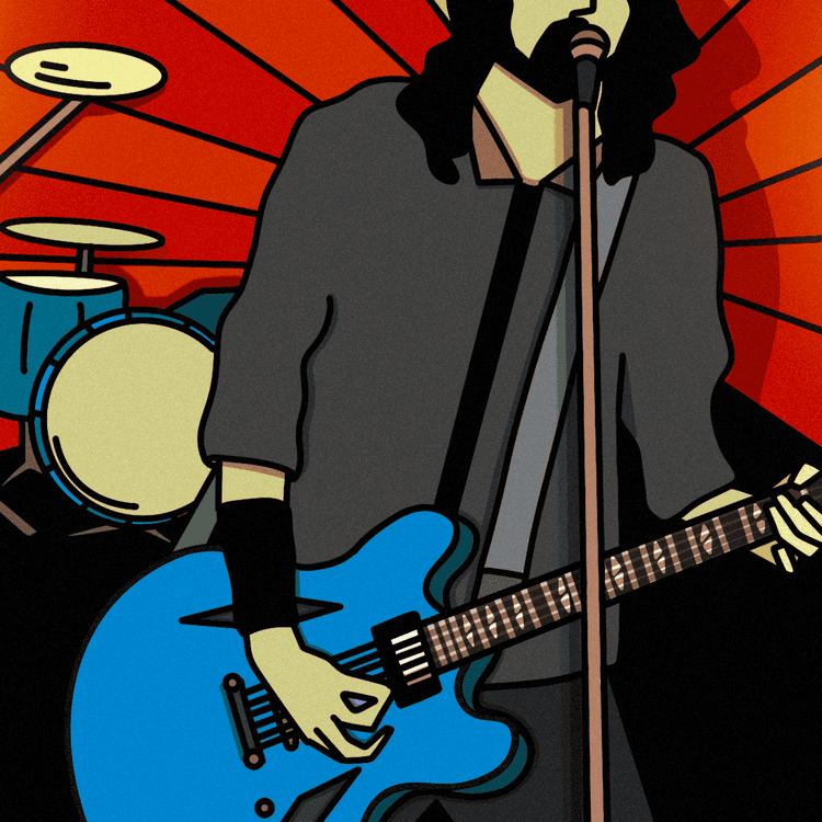 Dave Grohl banner